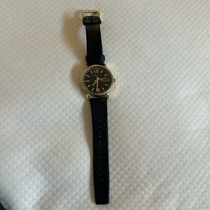 Marc by Marc Jacobs leather Gold watch